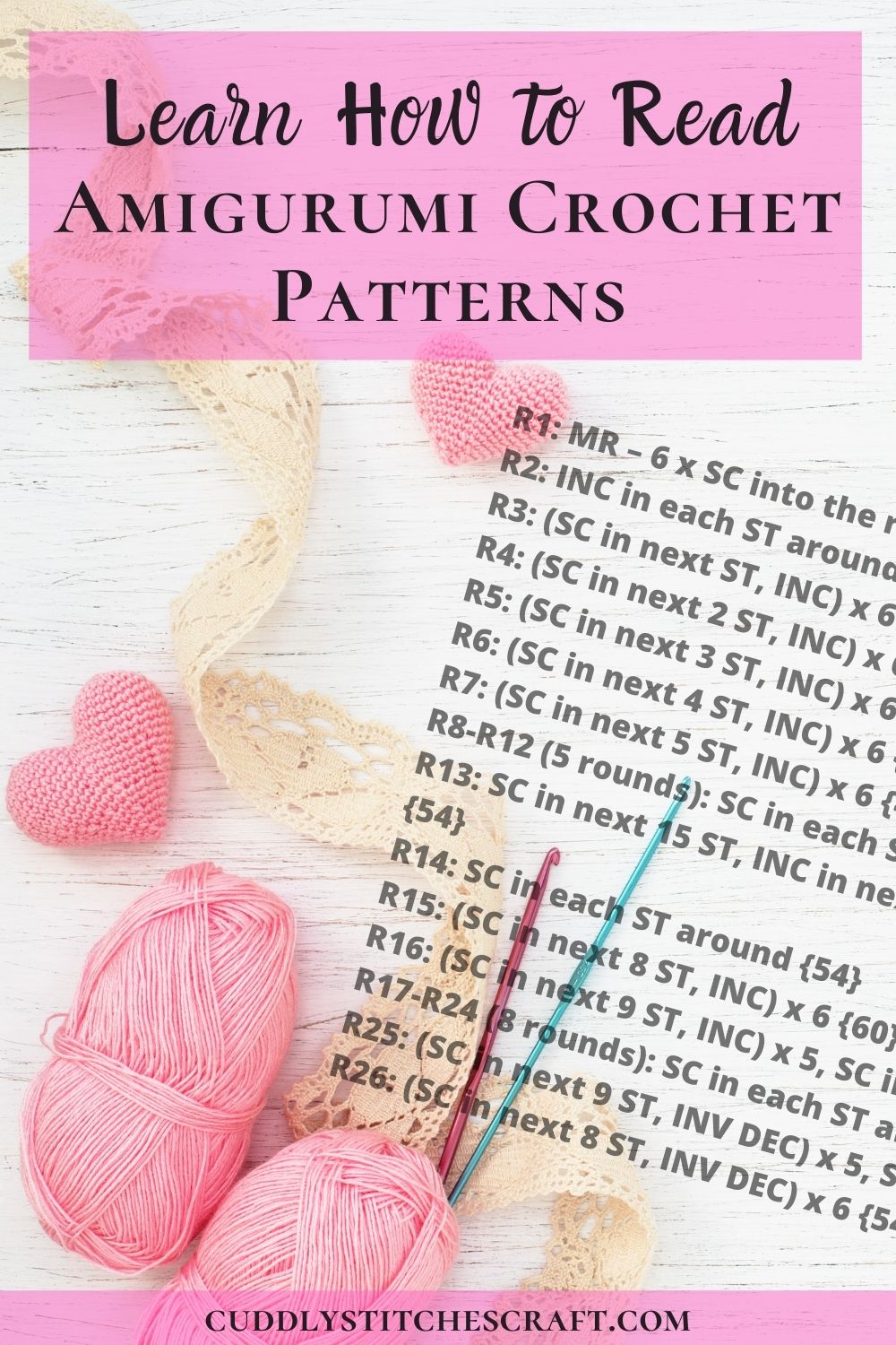 How to read Amigurumi patterns