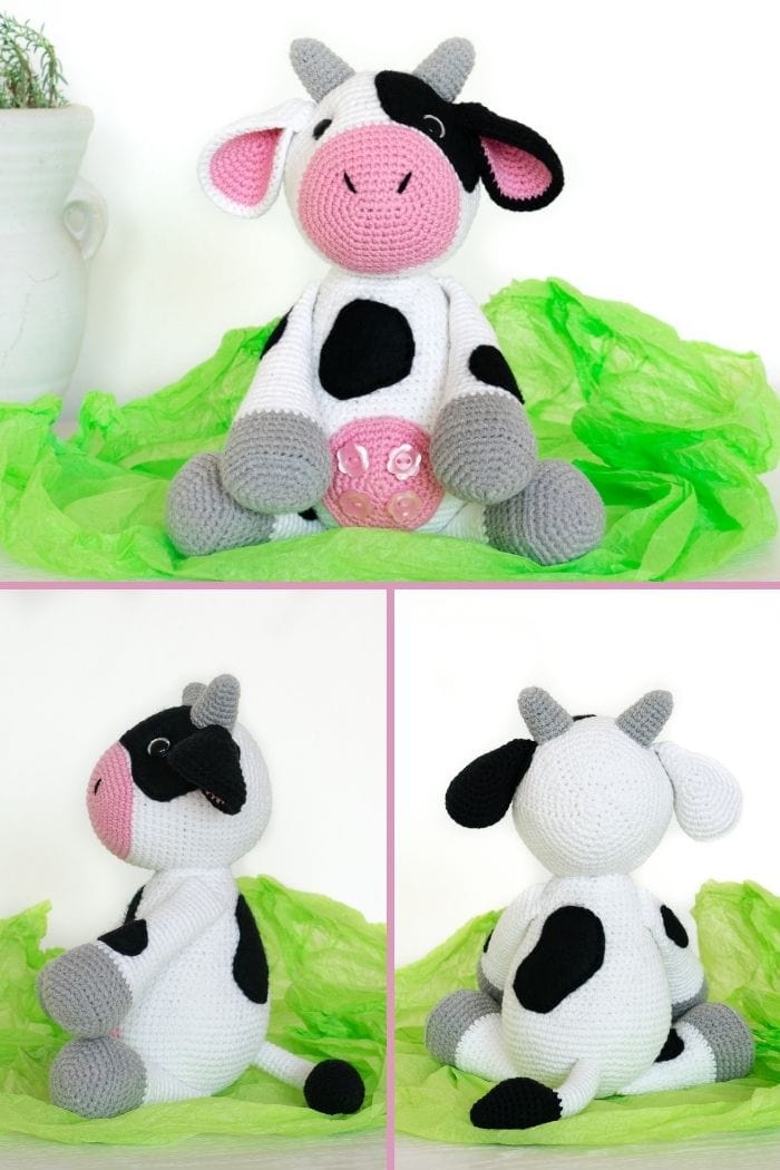 Free Crochet Cow Pattern: Easy to Follow Amigurumi