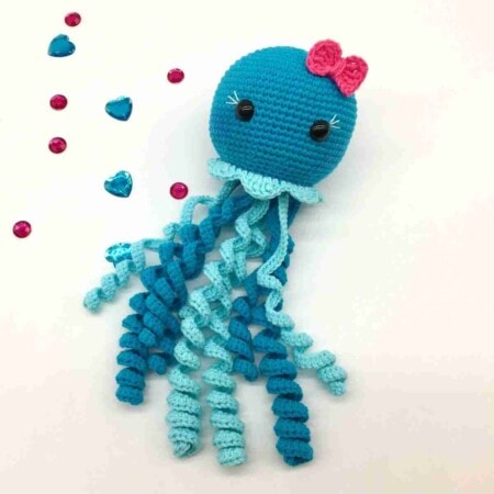 Free Jellyfish Crochet Pattern: Easy No Sew Amigurumi