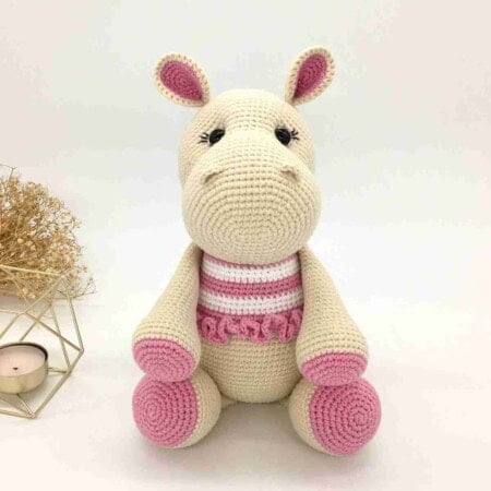 Free Crochet Hippo Pattern