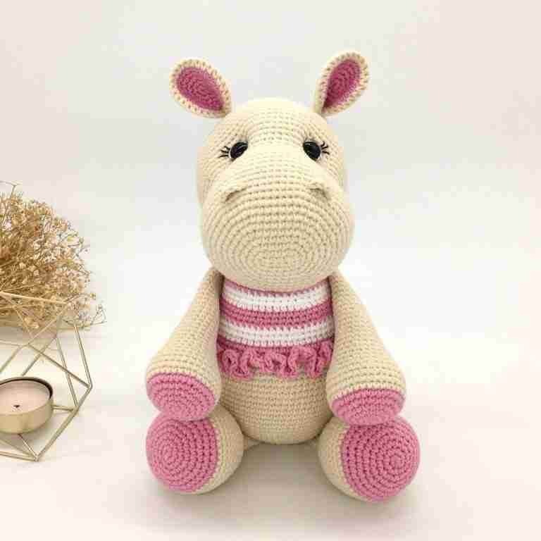 Free Crochet Hippo Pattern
