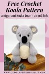 Free crochet koala pattern, free Amigurumi koala bear pattern by Cuddly Stitches Craft (3)