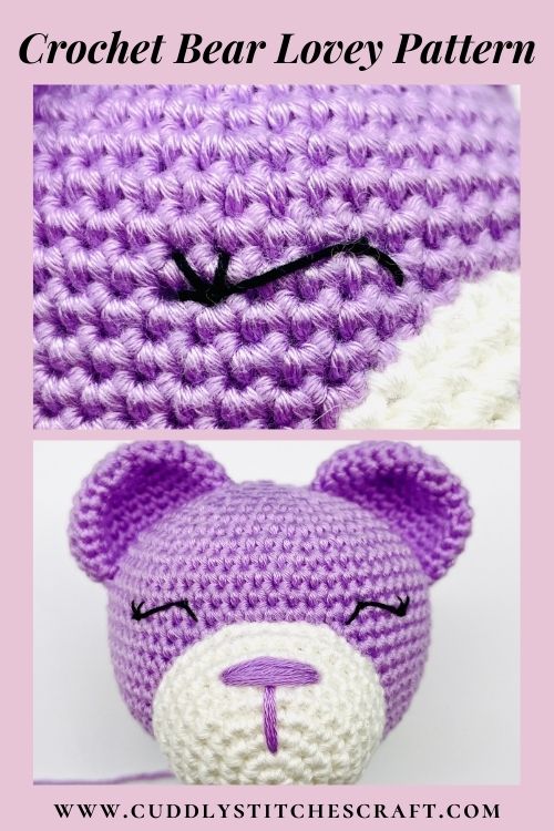 instructions on how to assemble crochet toy