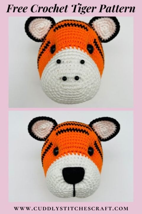 Free Crochet Tiger Pattern - Cuddly Stitches Craft