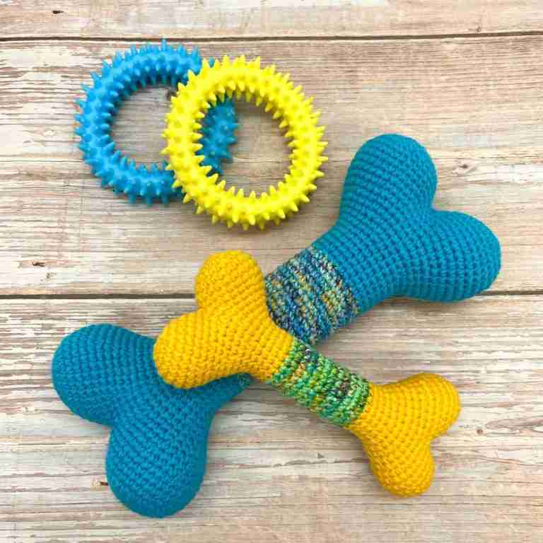 Free crochet dog bone pattern, Easy Amigurumi Pattern
