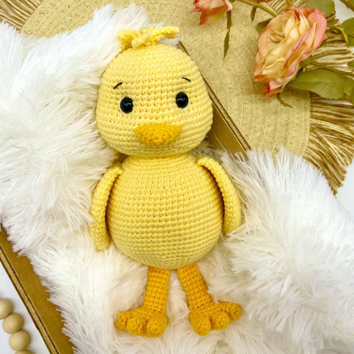 NO-SEW chicken crochet pattern free, free chicken Amigurumi pattern
