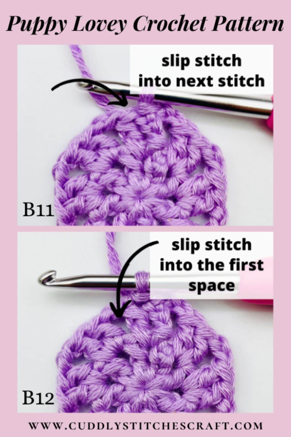 Puppy lovey crochet pattern, Free crochet pattern