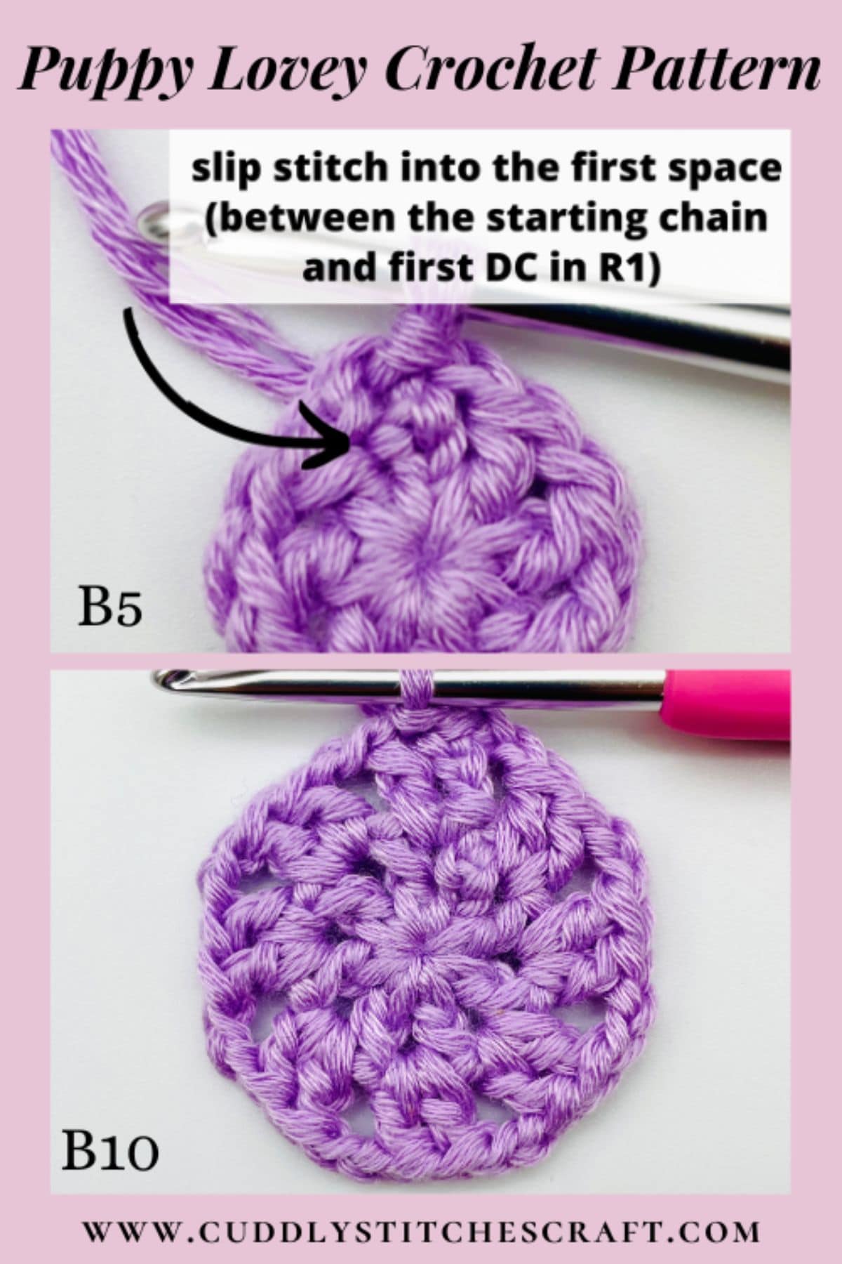 Puppy lovey crochet pattern, Free crochet pattern